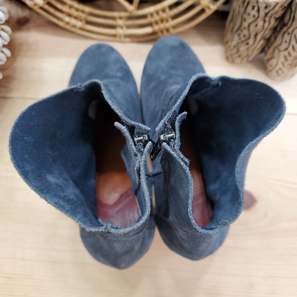 Anthropologie HOLDING HORSES Mamba Boots Booties Espadrille Wedge Suede 8.5/39 - Picture 10 of 13